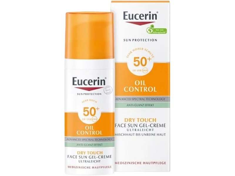 Eucerin Ultralekki żel-krem SPF 50+ Oil Control, kremożel, 50 ml