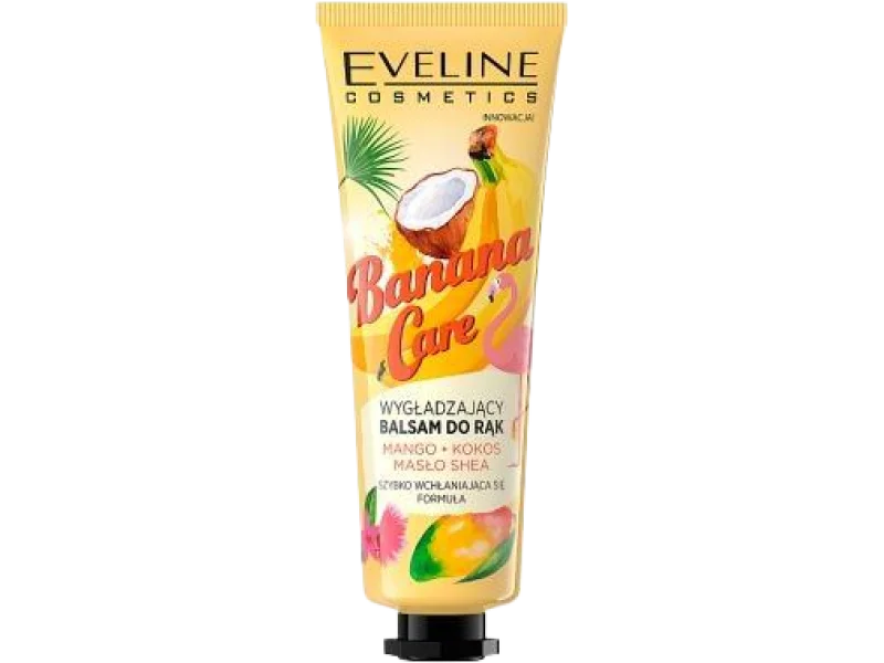 Eveline Banana Care wygładzający balsam do rąk mango & kokos & masło shea, krem, 50 ml
