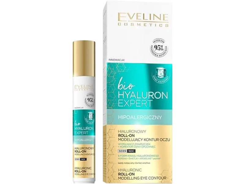 Eveline Bio Hyaluron Expert multiodżywczy krem pod oczy i na powieki, 20 ml