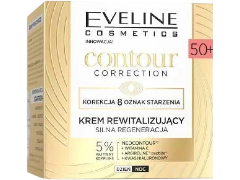 Eveline Contour Correction Silnie regenerujący krem rewitalizujący 50+, 50 ml