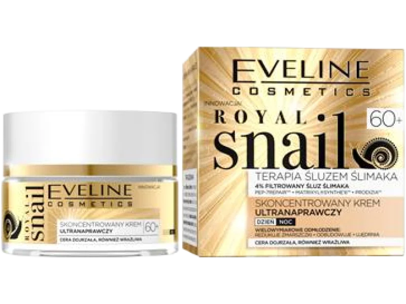 Eveline Cosmetics Royal Snail skoncentrowany ultranaprawczy 60+, krem, 50 ml