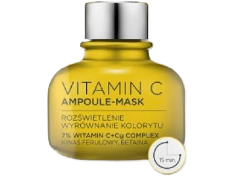 Eveline Face Therapy Professional Ampoule-mask kremowo-żelowa maseczka Vitamin C, maska, 8 ml