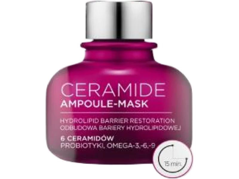 EVELINE Face Therapy Professional Maska-ampułka odbudowująca barierę hydrolipidową z Ceramidami, 8 ml