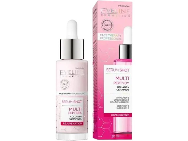 Eveline Face Therapy Professional Serum Shot kuracja odmładzająca multipeptydy, 30 ml