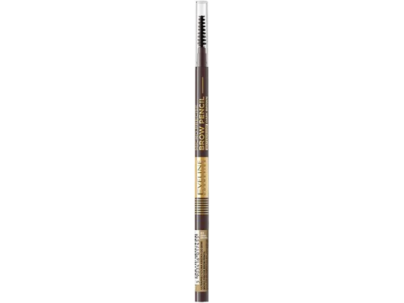Eveline Micro Precise Brow Pencil ultraprecyzyjna kredka do brwi, dark brown 03, 1 g