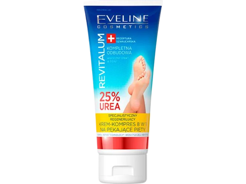 Eveline Revitalum krem-kompres 8 w 1 na pękające pięty, 100 ml