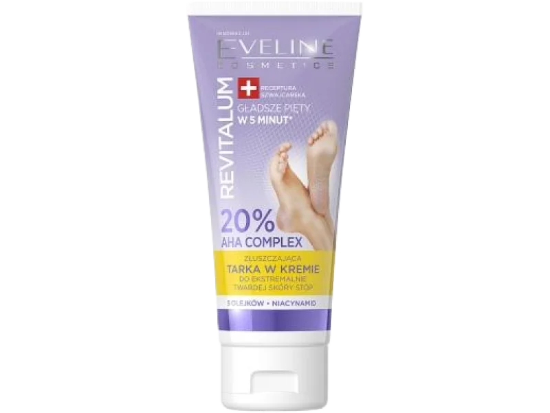 Eveline Revitalum złuszczająca tarka w kremie do stóp, 75 ml