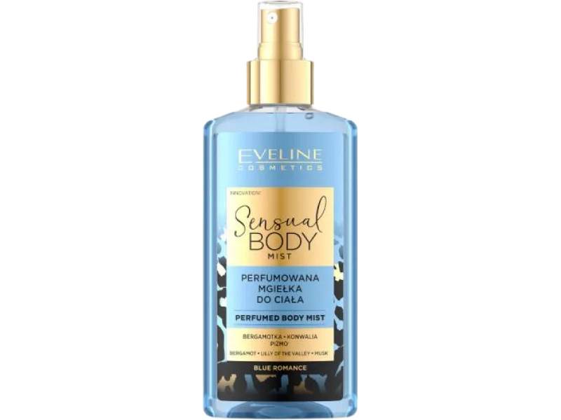 EVELINE Sensual Body Mist Perfumowana mgiełka do ciała Blue Romance, spray, 150 ml