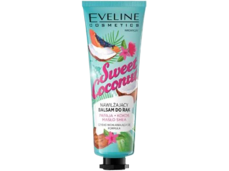 EVELINE Sweet Coconut nawilżający balsam do rąk, krem, 50 ml