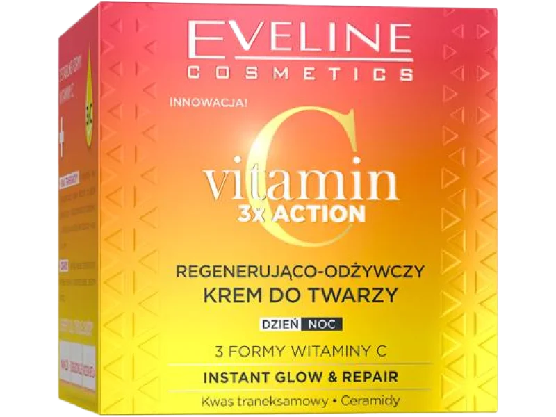 EVELINE Vitamin C 3x Action Regenerująco-odżywczy krem do twarzy dzień/noc, 50 ml