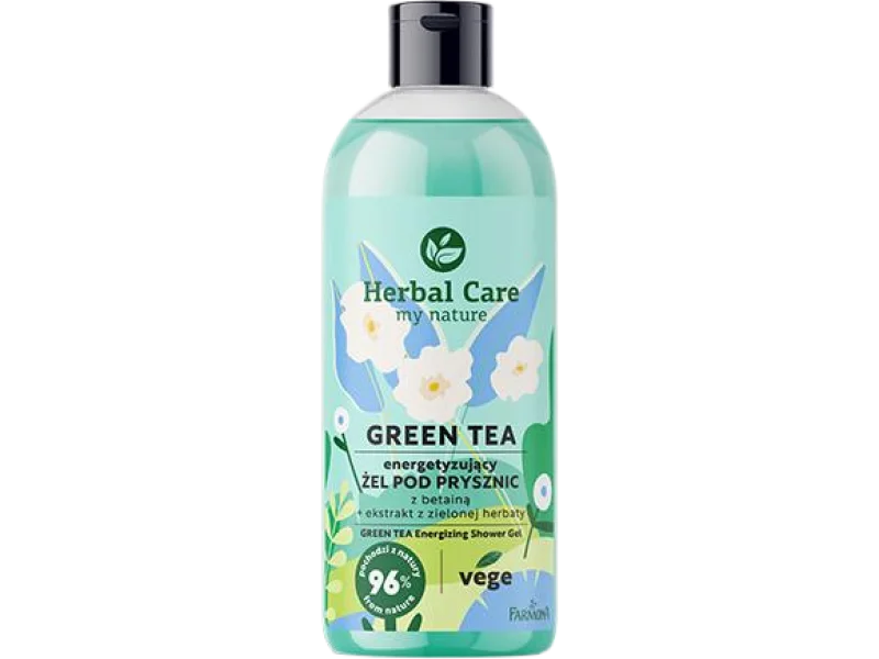 Farmona Herbal Care Green Tea energetyzujący żel pod prysznic z betainą, 500 ml