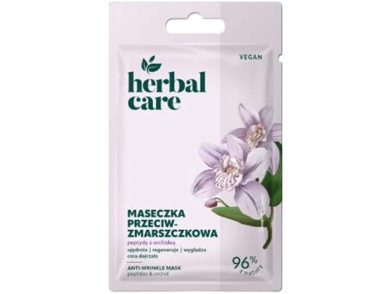 Farmona Herbal Care Maseczka przeciwzmarszczkowa do twarzy z Peptydami i Orchideą, maska, 7 g