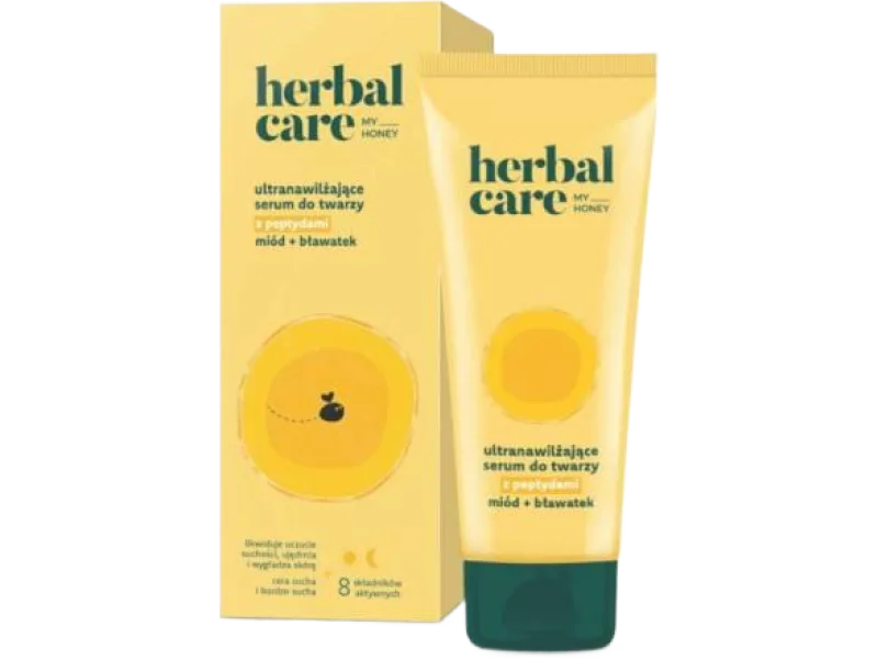 FARMONA HERBAL CARE My Honey Ultranawilżające serum do twarzy z peptydami, 50 ml
