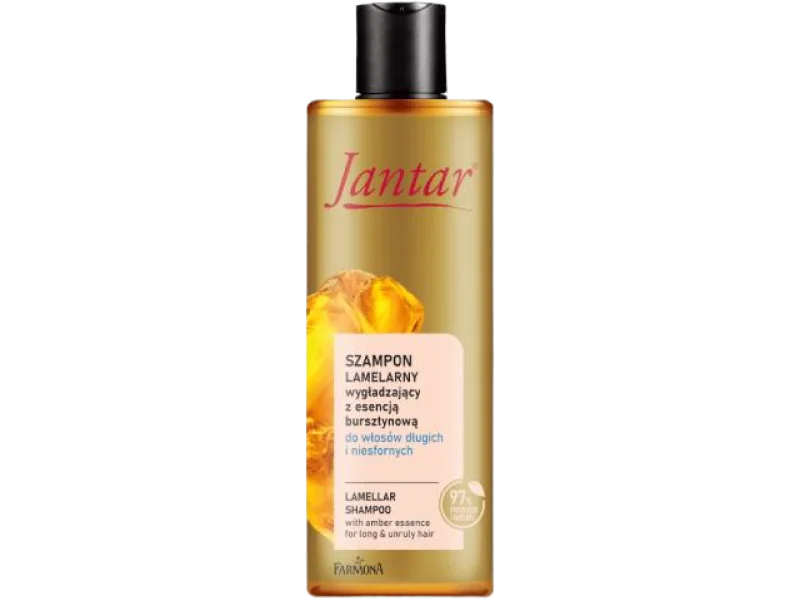 FARMONA JANTAR Szampon lamelarny wygładzający z esencją bursztynową, 300 ml