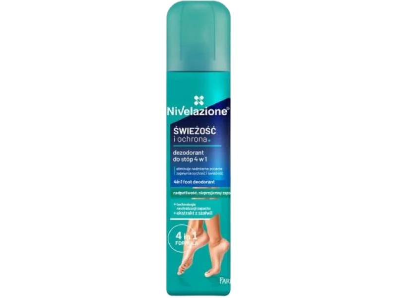 FARMONA NIVELAZIONE Dezodorant do stóp 4w1, spray, 180 ml