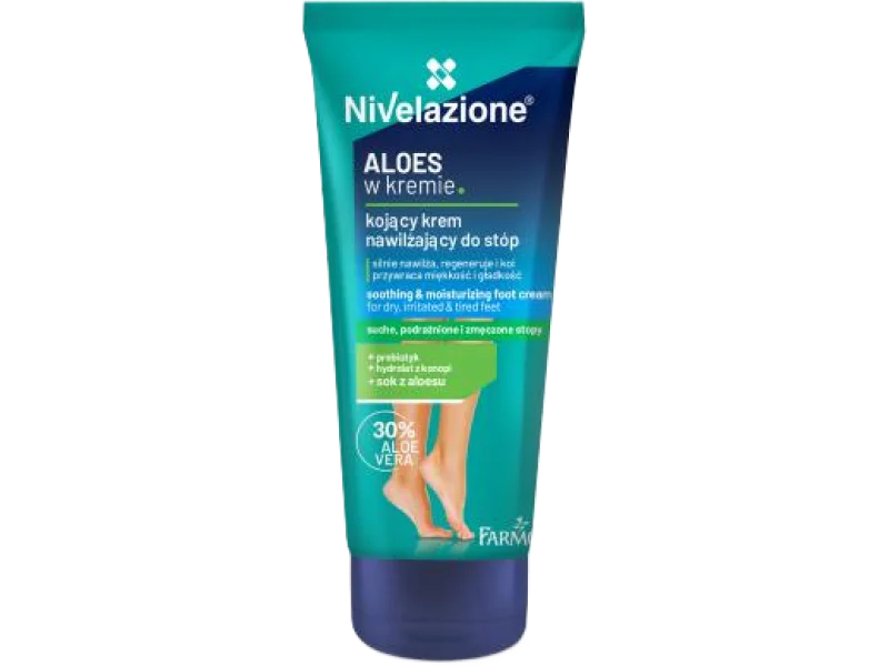 FARMONA NIVELAZIONE Kojący krem nawilżający do stóp Aloes, 75 ml
