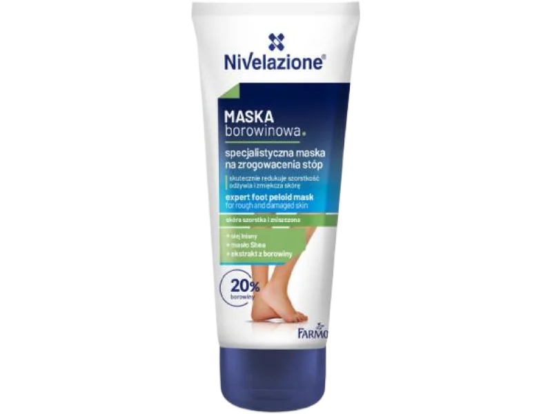 FARMONA NIVELAZIONE Maska borowinowa Specjalistyczna maska na zrogowacenia stóp, 75 ml