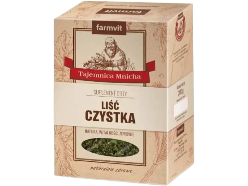 FARMVIT Czystek liście, zioła do zaparzania, 200 g