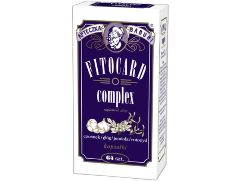 Farmina Fitocard Complex, kapsułki, 64 kaps.