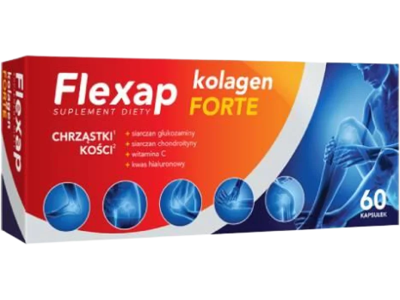 Flexap Kolagen Forte, kapsułki, 60 kaps.