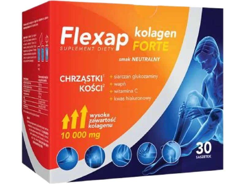 Flexap Kolagen forte – smak neutralny, saszetki, 30 sasz.