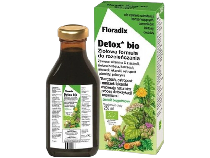 Floradix Detox Bio, płyn, 250 ml