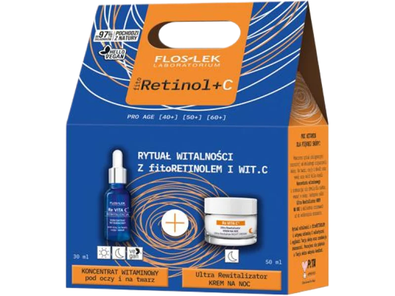 Flos-Lek Fitoretinol + C zestaw ultra rewitalizator