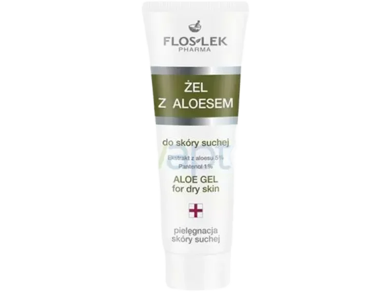 Flos-Lek Pielęgnacja skóry suchej żel z aloesem, 200 ml