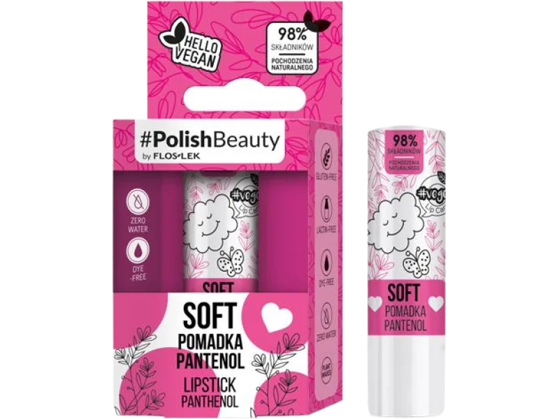 Flos-Lek Vege Lip Care Soft z pantenolem, pomadka, 1 g