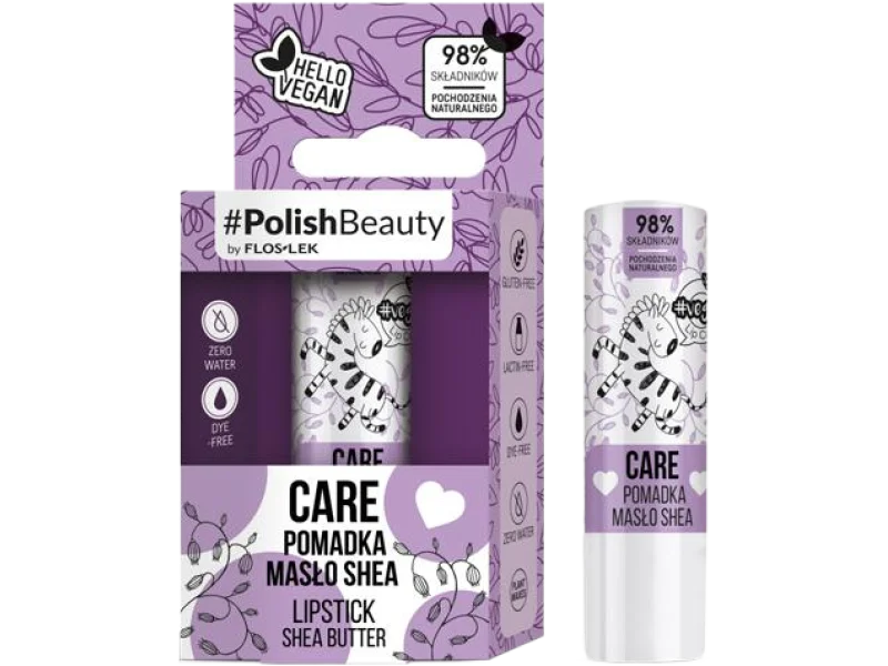 Flos-Lek Vege Lip Care z masłem shea, pomadka, 1 szt.