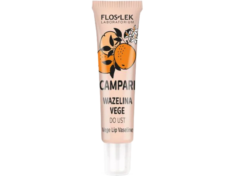 Flos-Lek Vege Wazelina do ust Campari, balsam, 10 g