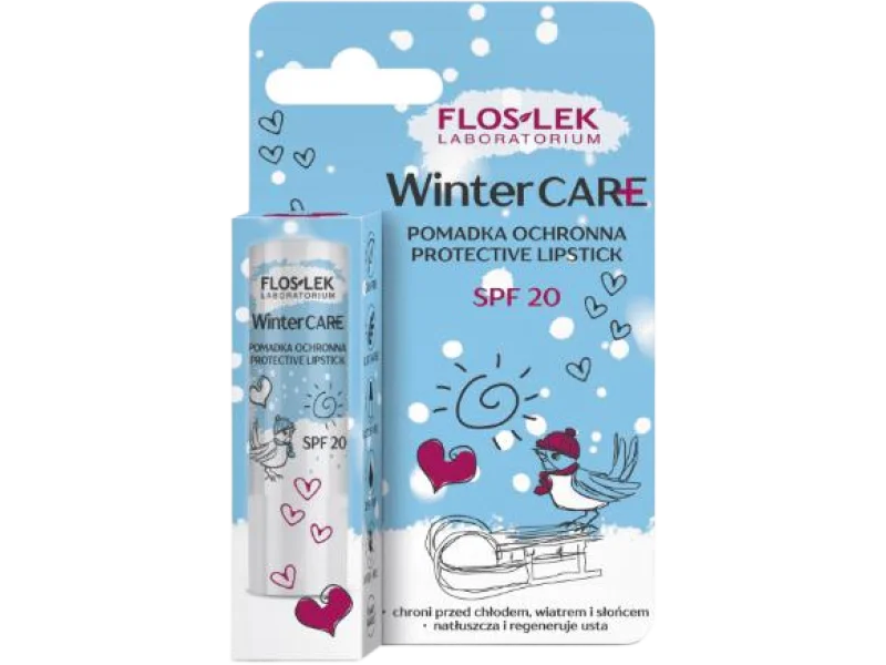 FLOS-LEK Winter Care Pomadka ochronna SPF20, 4 g