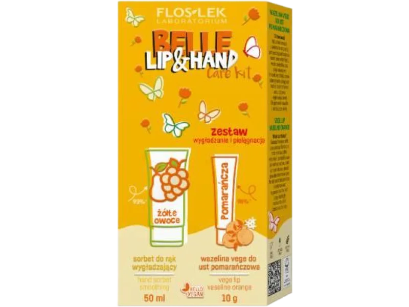 FLOSLEK Lip & Hand Care zestaw Belle wygładzenie i pielęgnacja