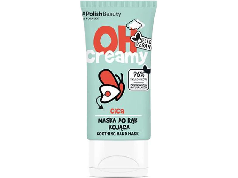 Floslek Oh Creamy Cica maska do rąk kojąca, krem, 50 ml