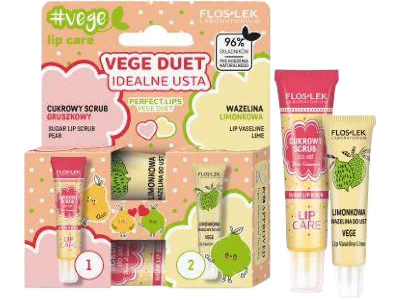 FLOSLEK Vege Duet idealne usta, scrub + wazelina