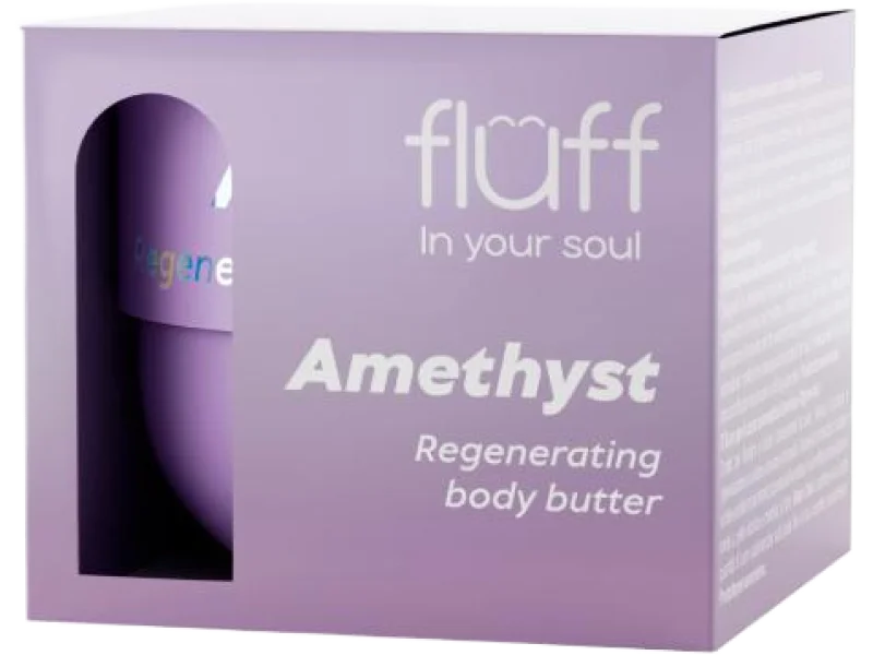 FLUFF In Your Soul Regenerujące masło do ciała z ametystem, 150 ml