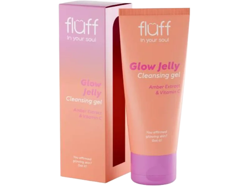 FLUFF In Your Soul Żel do mycia twarzy z ekstraktem z bursztynu i witamina C, żel, 100 ml