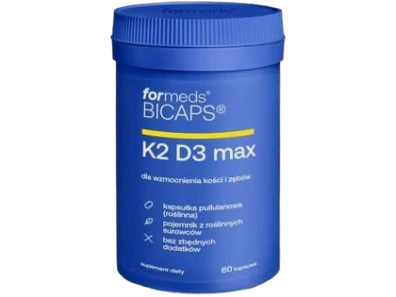 ForMeds Bicaps K2 D3 Max, kapsułki, 200 µg + 100 µg, 60 kaps.
