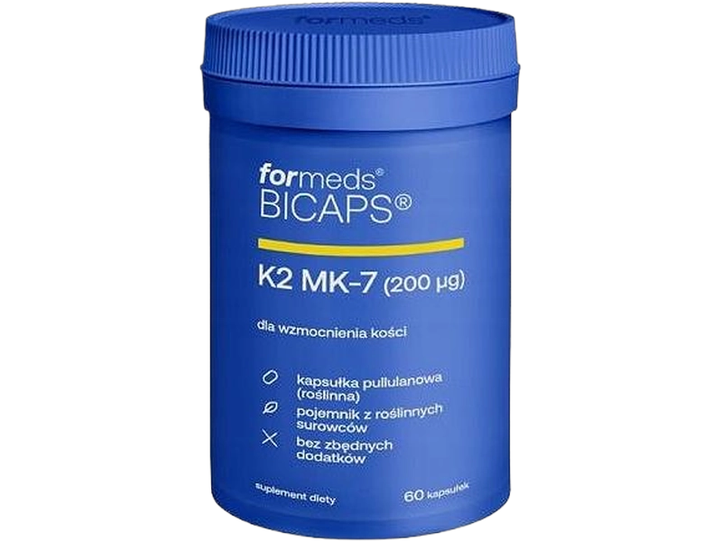 ForMeds Bicaps K2 MK-7, kapsułki, 200 µg, 60 kaps.