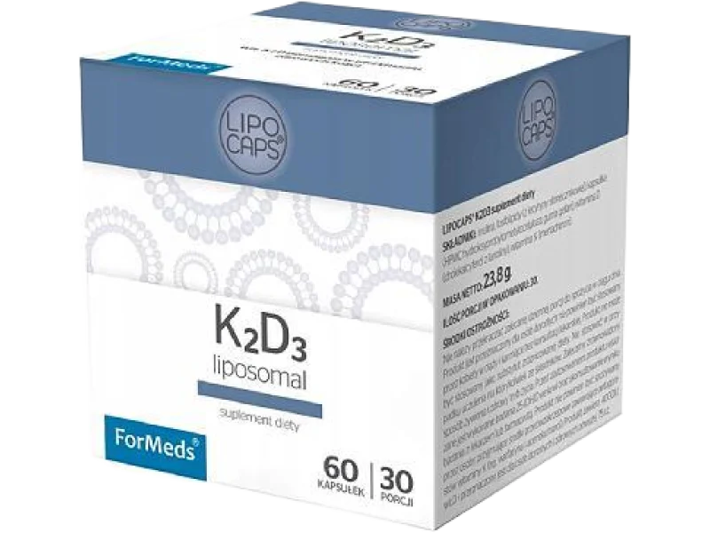FORMEDS Lipocaps K2D3, kapsułki, 60 kaps.