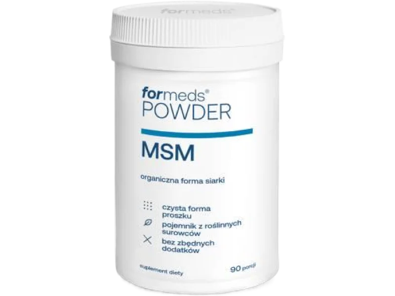 FORMEDS MSM Powder Organiczna forma siarki, proszek, 800 mg, 90 porcji