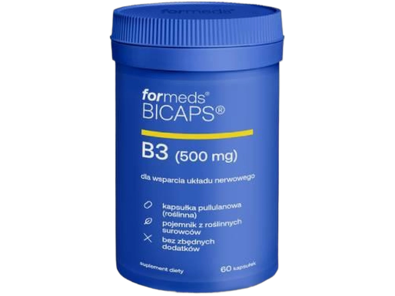 ForMeds Witamina B3, kapsułki, 500 mg, 60 porcji