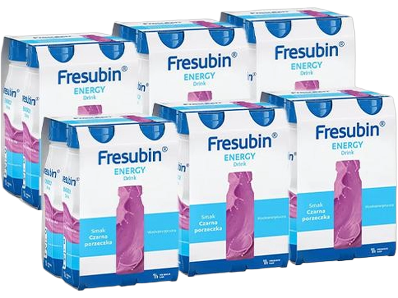 Fresubin Energy drink, smak czarna porzeczka, płyn, 4 x 200 ml