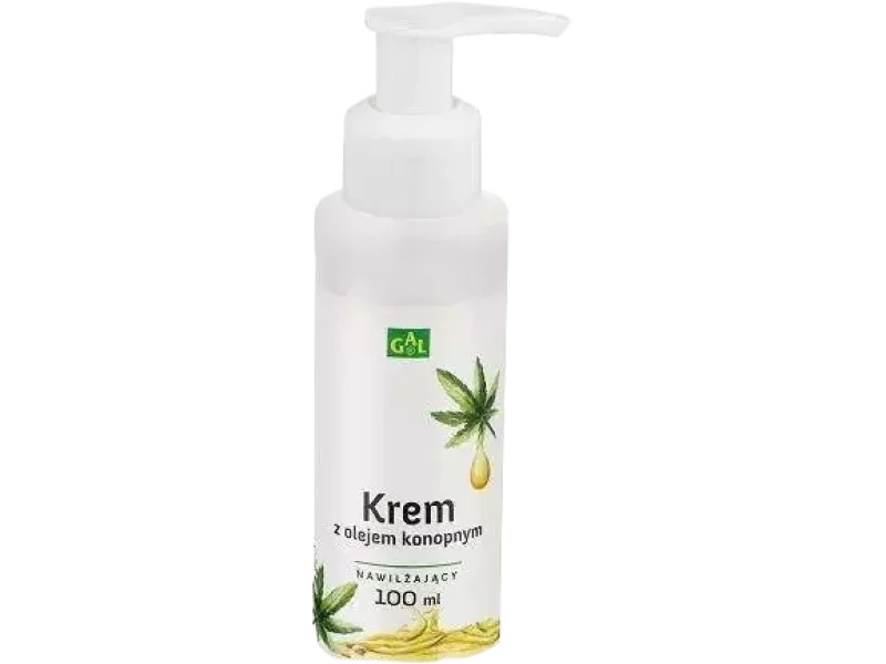 GAL krem nawilżający z olejem konopnym, 100 ml