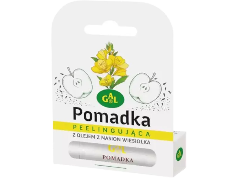 GAL pomadka peelingująca z olejem z nasion wiesiołka, 4,3 g