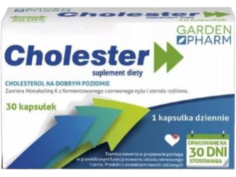 Gardenpharm Cholester, kapsułki, 30 kaps.