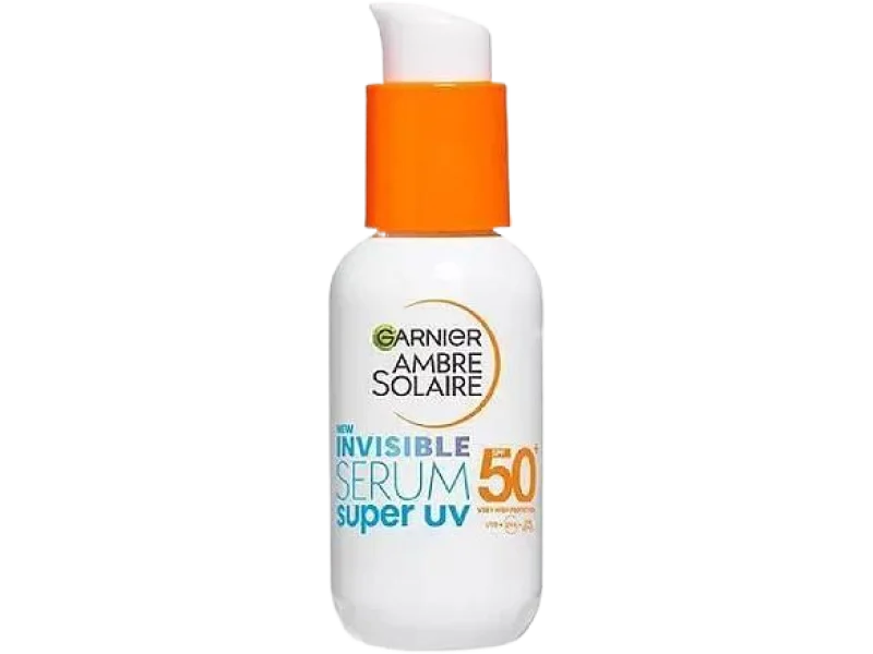 Garnier Ambre Solaire Invisible Super UV Ochronne serum do twarzy SPF 50, 30 ml