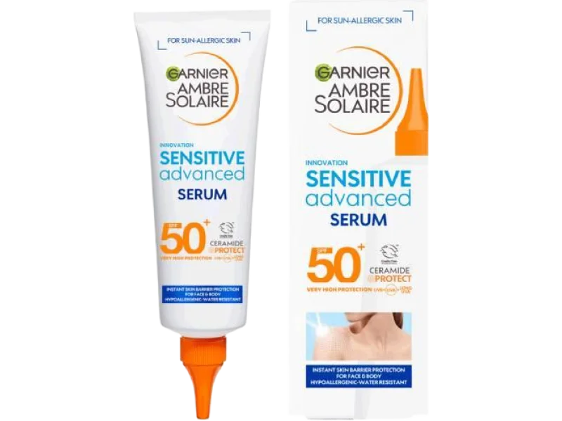 Garnier Ambre Solaire Sensitive Advanced SPF50+, serum, 125 ml