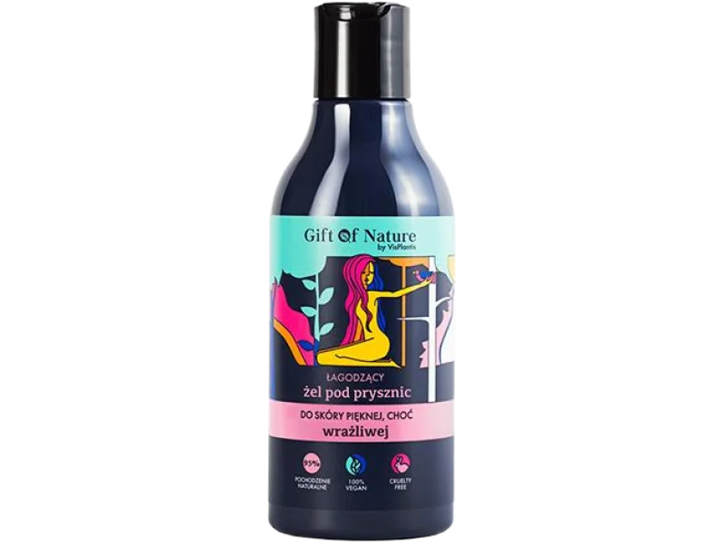 Gift of Nature łagodzący żel pod prysznic do skóry wrażliwej, 300 ml