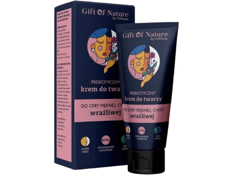 Gift Of Nature prebiotyczny krem do twarzy do cery wrażliwej, 50 ml